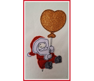 ADVENTSKALENDER 7. Dezember - Stickdatei Fliegender Nikolaus Appli